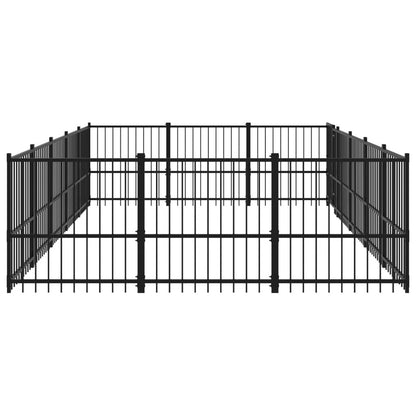 Hondenkennel Voor Buiten 14,11 M² Staal 485 x 291 x 100 cm