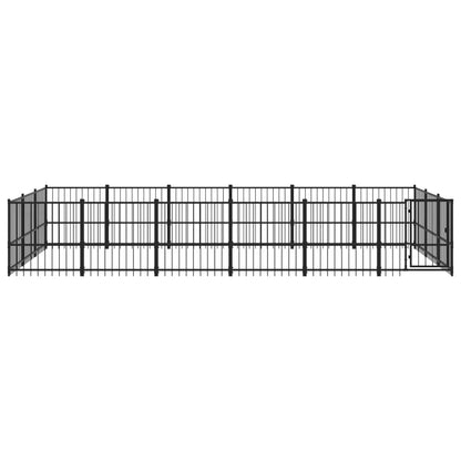 Hondenkennel Voor Buiten 16,94 M² Staal 582 x 291 x 100 cm