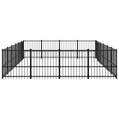 Hondenkennel Voor Buiten 22,58 M² Staal 582 x 388 x 100 cm
