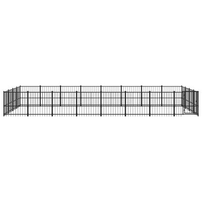 Hondenkennel Voor Buiten 30,11 M² Staal 776 x 388 x 100 cm