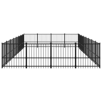 Hondenkennel Voor Buiten 30,11 M² Staal 776 x 388 x 100 cm