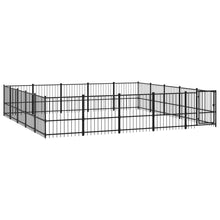 Hondenkennel Voor Buiten 23,52 M² Staal 485 x 485 x 100 cm