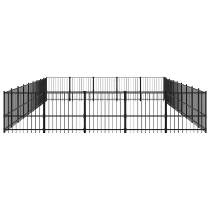 Hondenkennel Voor Buiten 42,34 M² Staal 873 x 485 x 100 cm