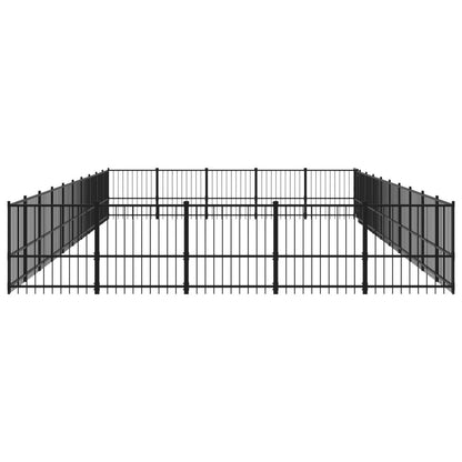 Hondenkennel Voor Buiten 47,05 M² Staal 970 x 485 x 100 cm