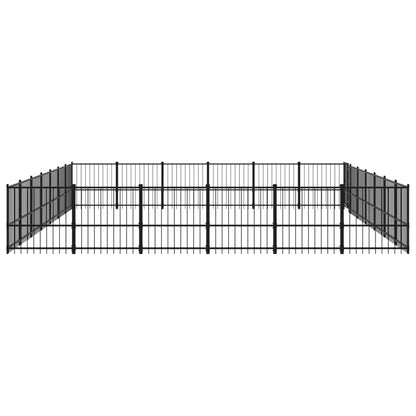 Hondenkennel Voor Buiten 39,52 M² Staal 679 x 582 x 100 cm