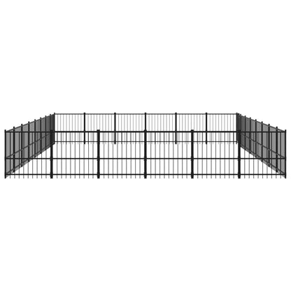 Hondenkennel Voor Buiten 45,16 M² Staal 776 x 582 x 100 cm
