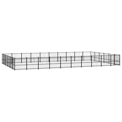 Hondenkennel Voor Buiten 56,45 M² Staal 970 x 582 x 100 cm