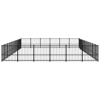 Hondenkennel Voor Buiten 56,45 M² Staal 970 x 582 x 100 cm