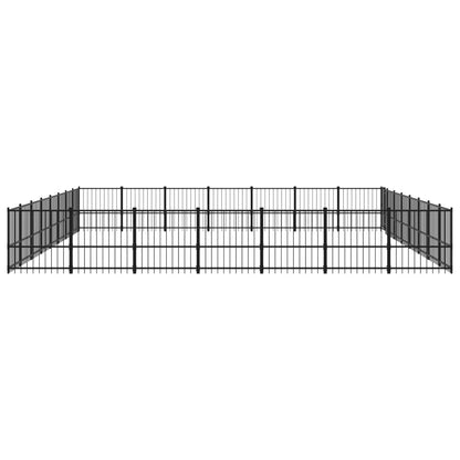 Hondenkennel Voor Buiten 52,69 M² Staal 776 x 679 x 100 cm