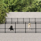 Hondenkennel voor buiten 52,69 m² staal 776 x 679 x 100 cm