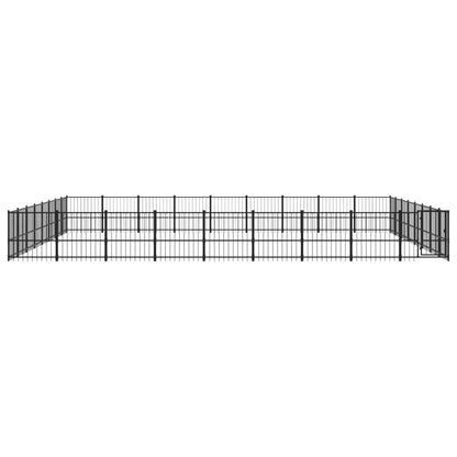 Hondenkennel Voor Buiten 67,74 M² Staal 873 x 776 x 100 cm