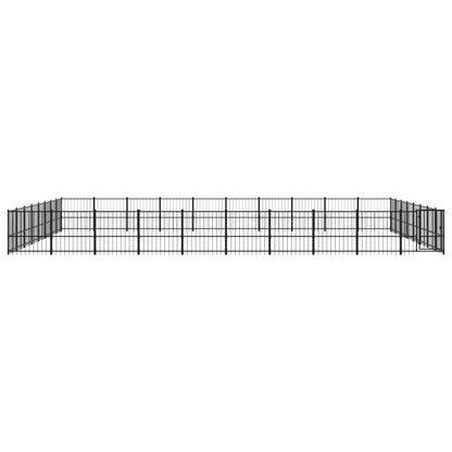 Hondenkennel Voor Buiten 75,27 M² Staal 970 x 776 x 100 cm
