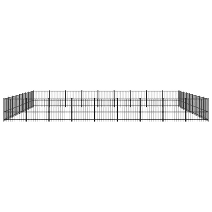 Hondenkennel Voor Buiten 76,21 M² Staal 873 x 873 x 100 cm