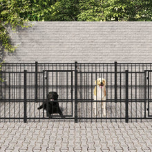Hondenkennel Voor Buiten 15,02 M² Staal 776 x 193.5 x 100 cm