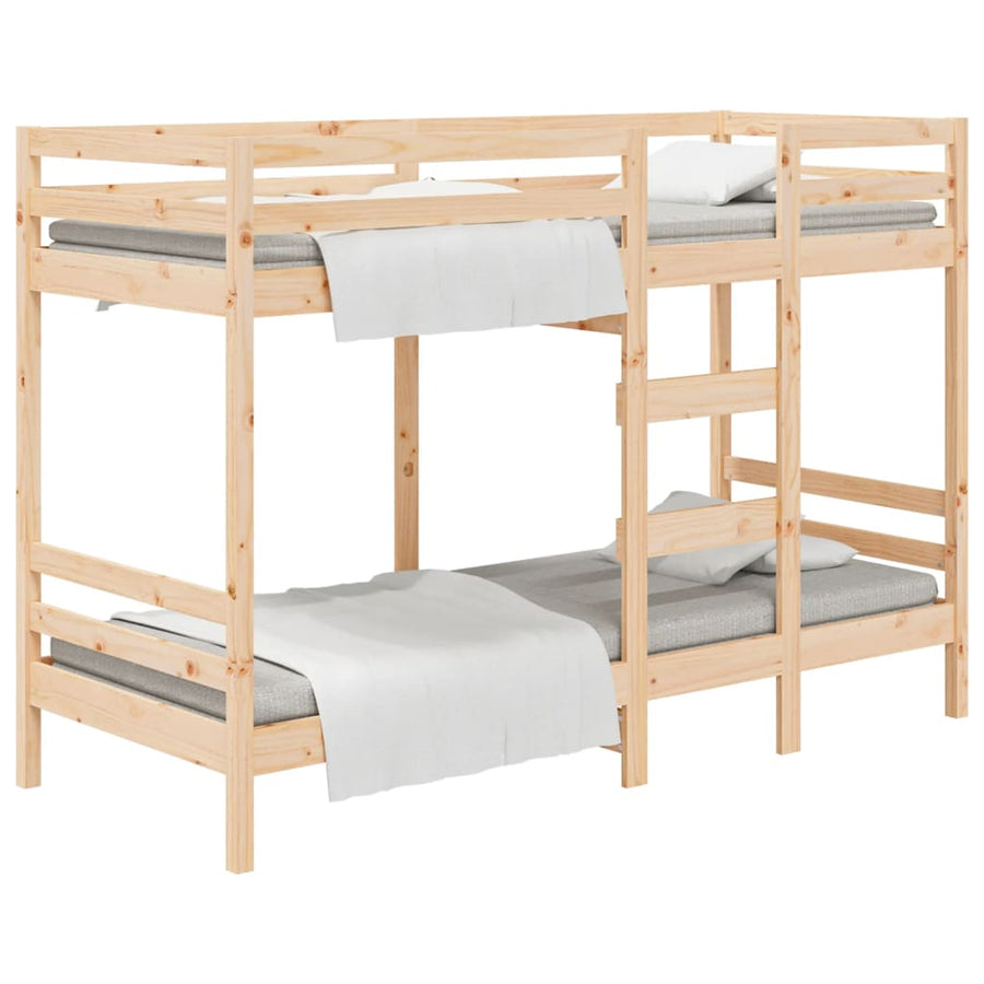 Stapelbed Massief Grenenhout 90 x 190 cm Naturel