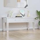 Mirrored coffee table 106x45x45 cm treated wood and glass