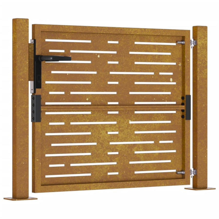 Poort Vierkant Cortenstaal 105 x 80 cm