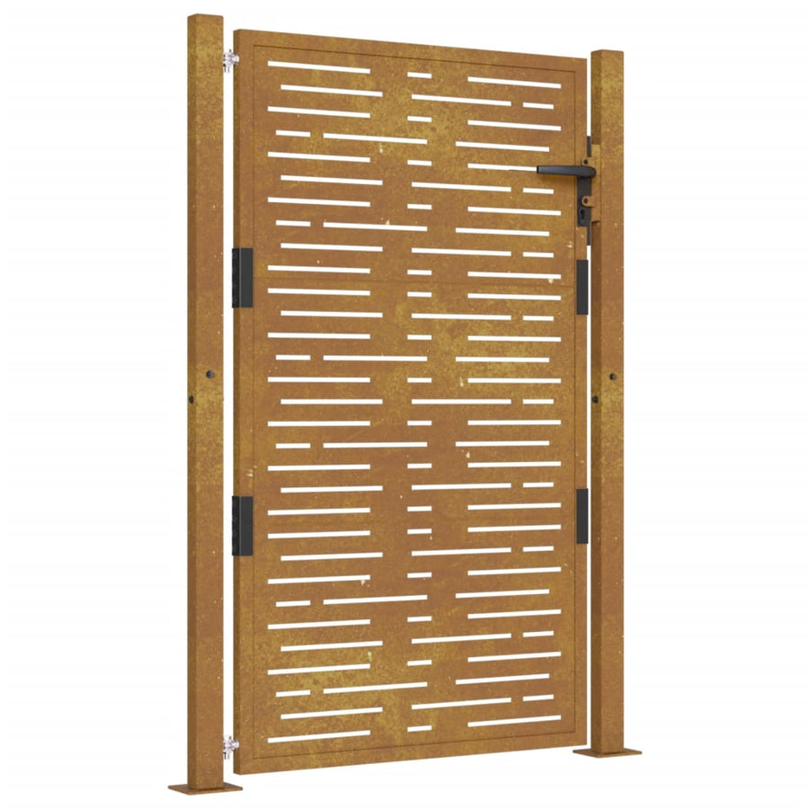 Poort vierkant 105x130 cm cortenstaal 105 x 130 cm
