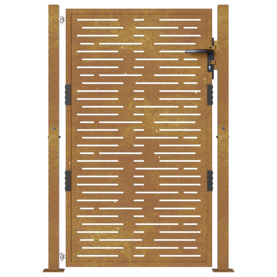 Poort vierkant 105x130 cm cortenstaal 105 x 130 cm