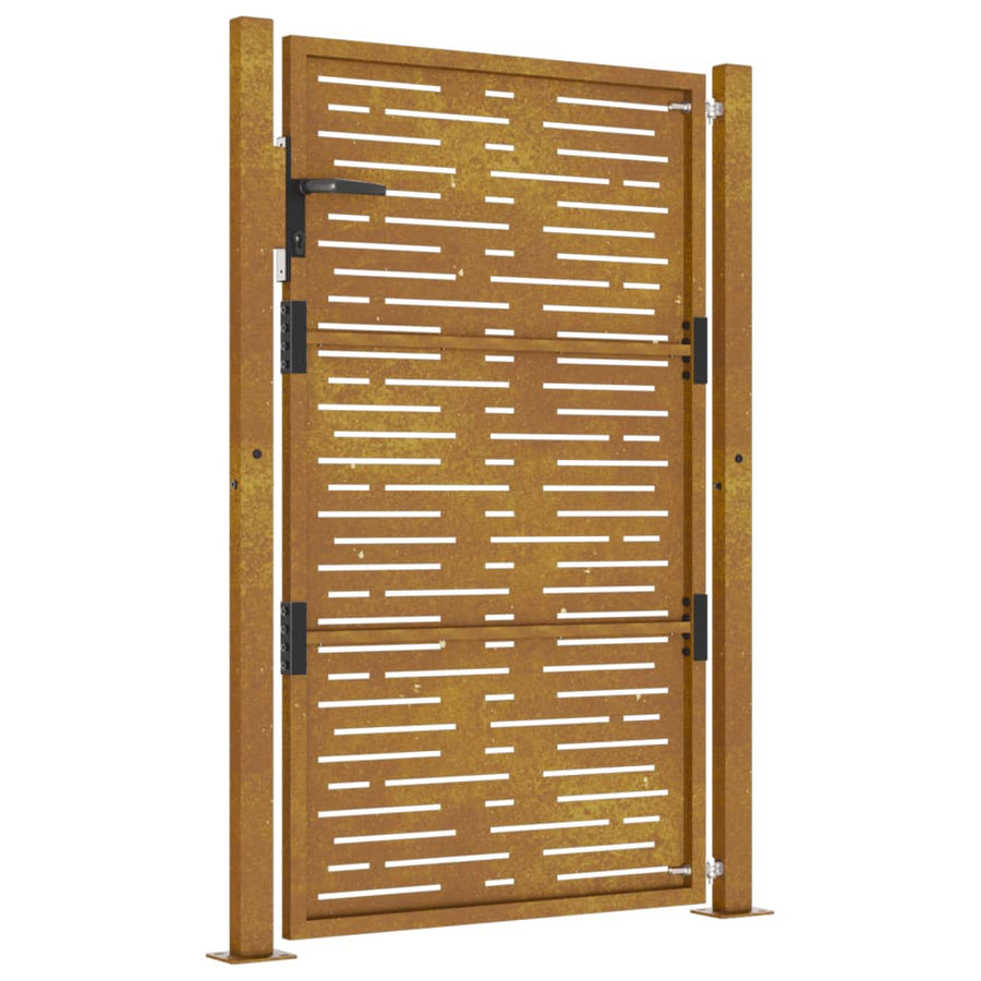 Poort vierkant 105x130 cm cortenstaal 105 x 130 cm