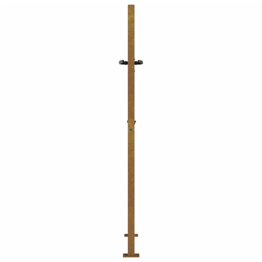 Poort Vierkant Cortenstaal 105 x 155 cm