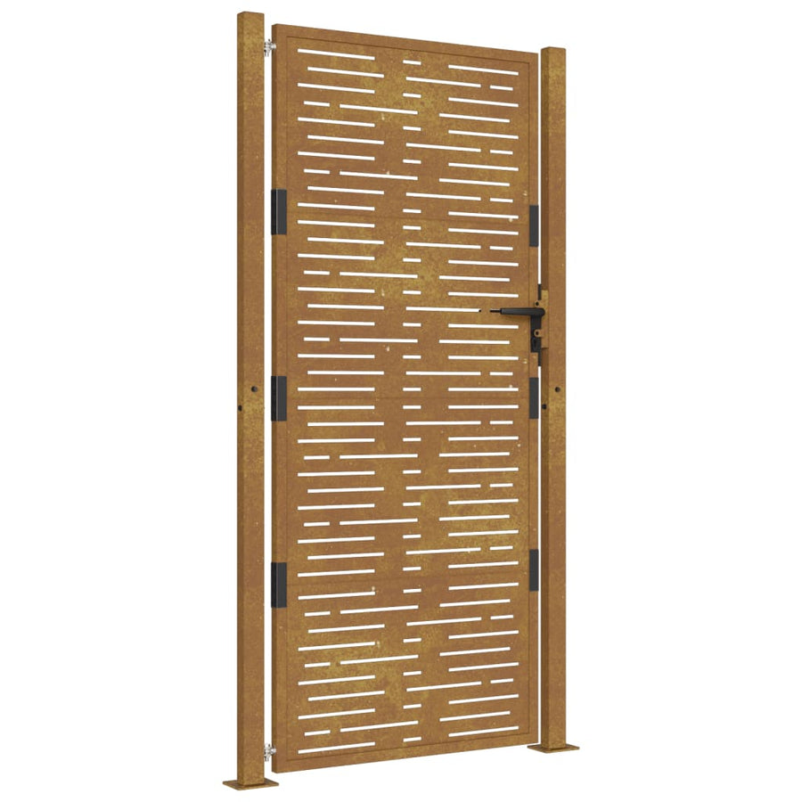 Poort Vierkant Cortenstaal 105 x 180 cm