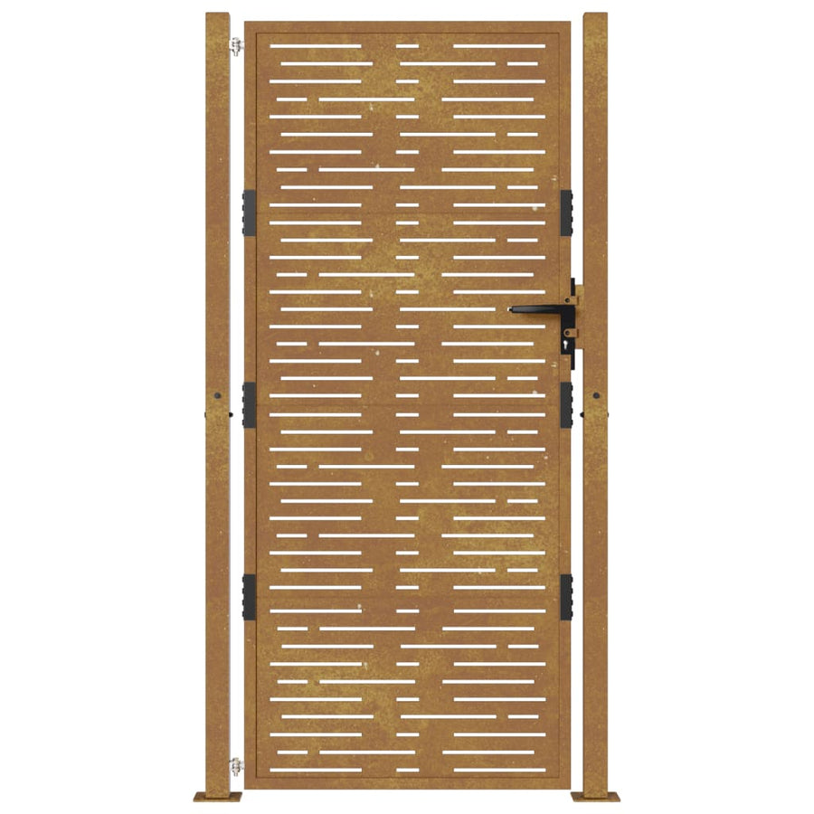 Poort Vierkant Cortenstaal 105 x 180 cm