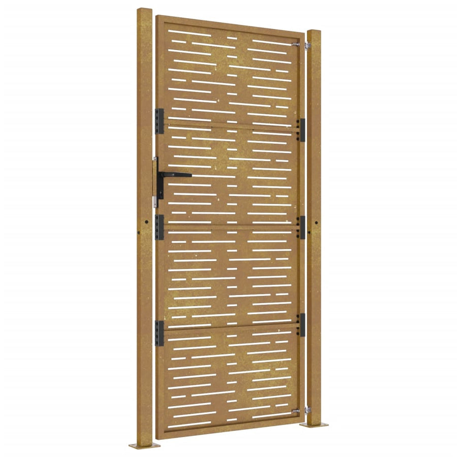 Poort Vierkant Cortenstaal 105 x 180 cm