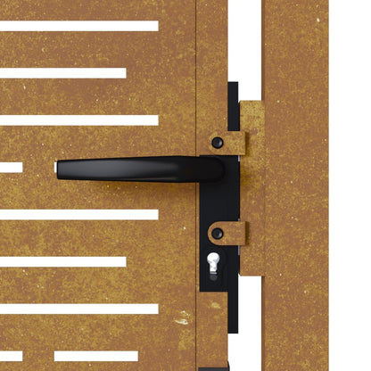 Poort Vierkant Cortenstaal 105 x 180 cm