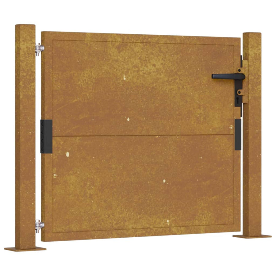Poort 105X80 Cm Cortenstaal