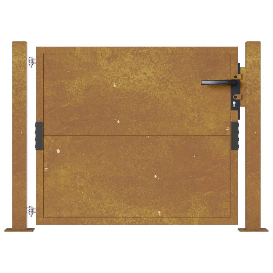 Poort 105X80 Cm Cortenstaal