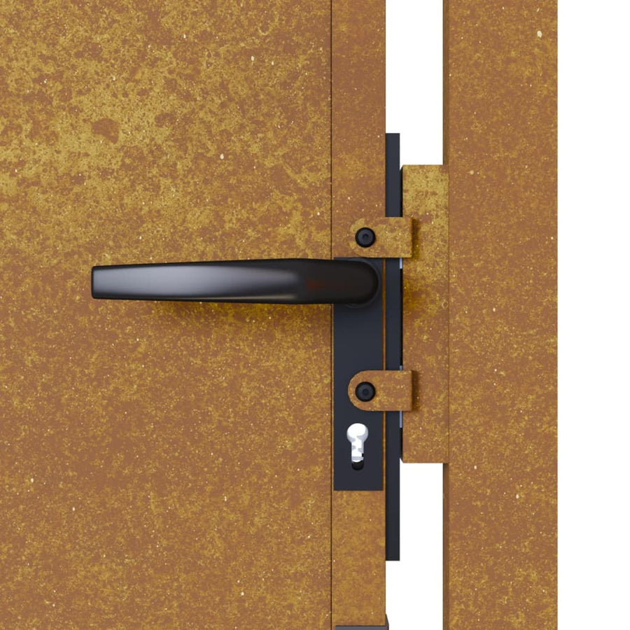 Poort 105X80 Cm Cortenstaal