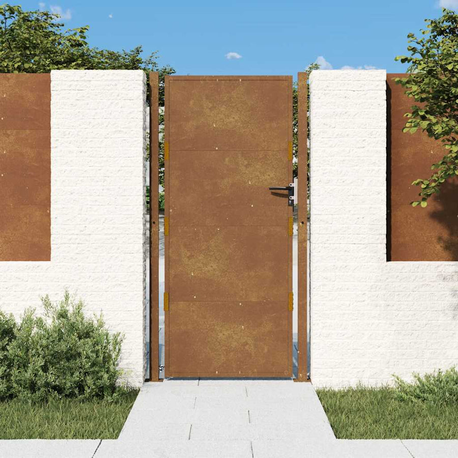 Poort Cortenstaal 105 x 180 cm