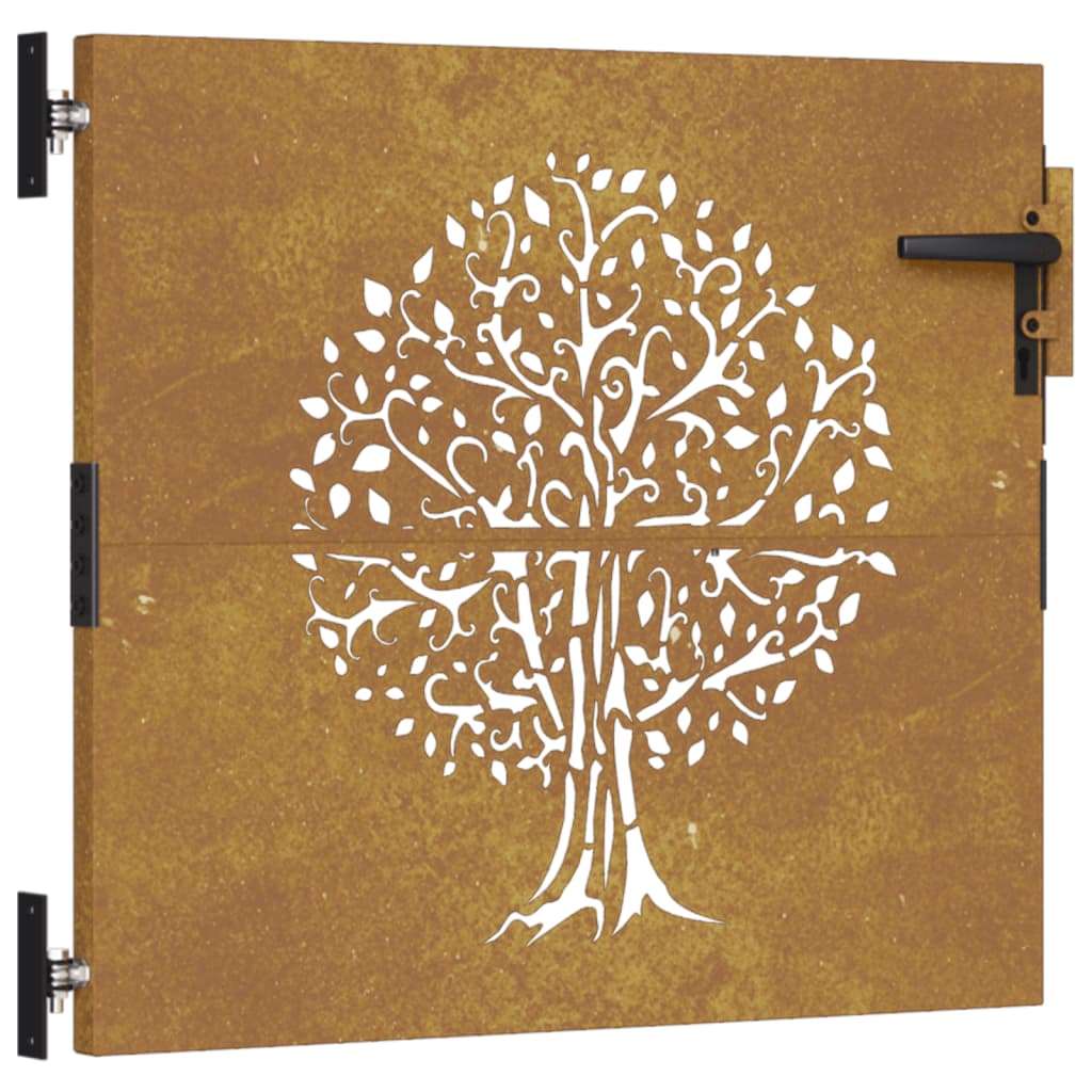 Poort 85X75 Cm Boomontwerp Cortenstaal 85 x 75 cm