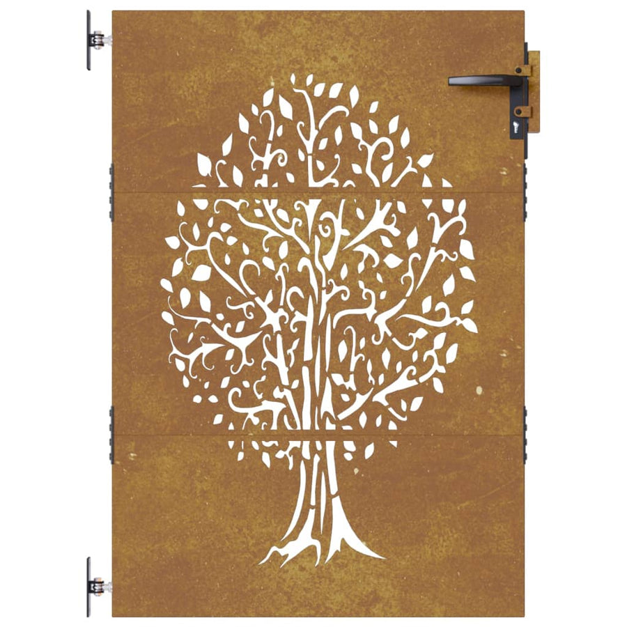 Poort Boomontwerp Cortenstaal 85 x 125 cm