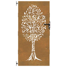 Poort Boomontwerp Cortenstaal 85 x 175 cm