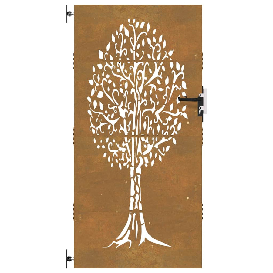 Poort Boomontwerp Cortenstaal 85 x 175 cm