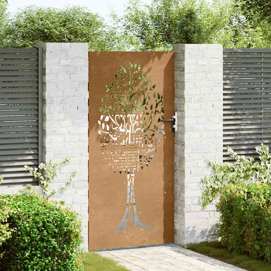 Poort Boomontwerp Cortenstaal 85 x 175 cm