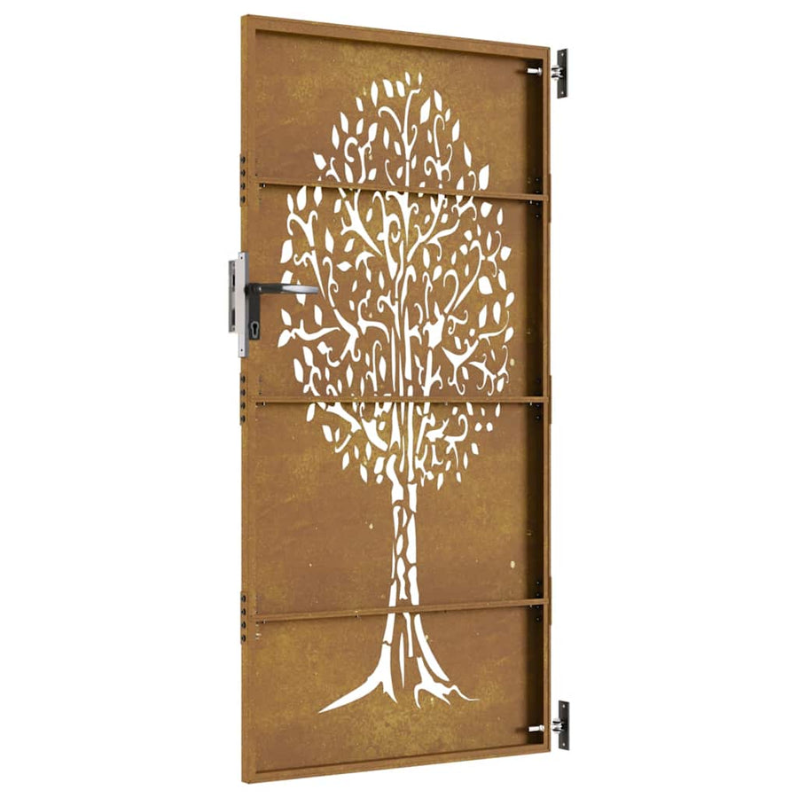 Poort Boomontwerp Cortenstaal 85 x 175 cm