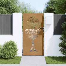 Poort Boomontwerp Cortenstaal 85 x 175 cm