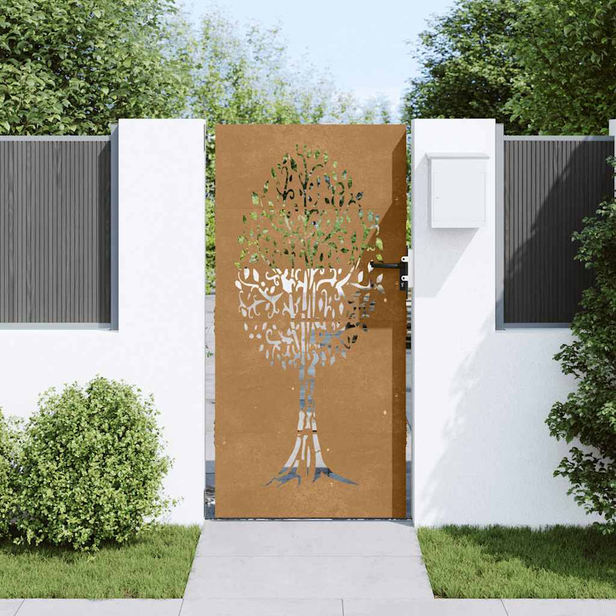 Poort Boomontwerp Cortenstaal 85 x 175 cm