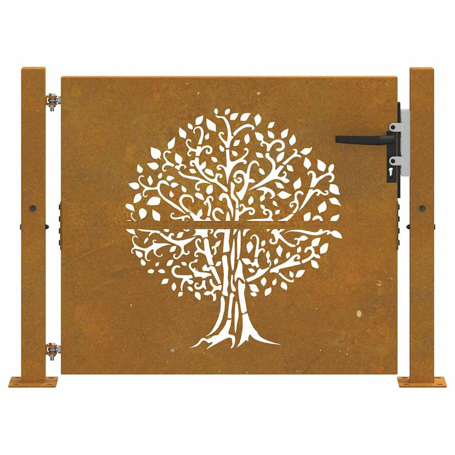 Poort Boomontwerp Cortenstaal 105 x 105 cm