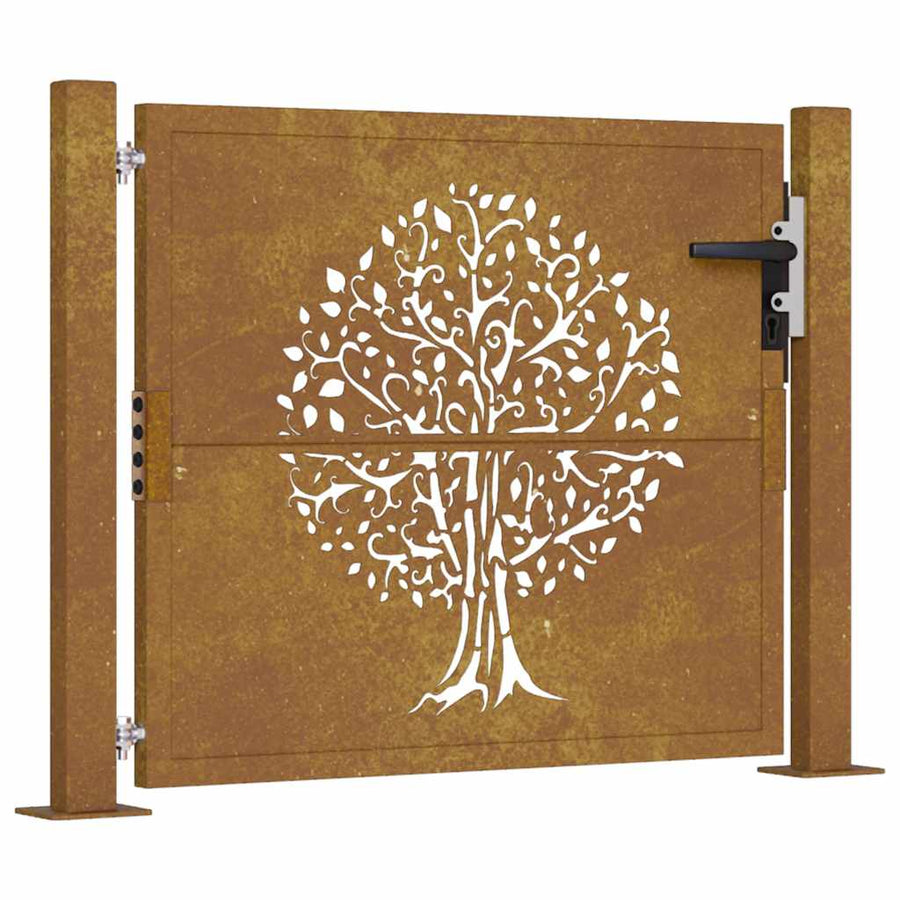 Poort Boomontwerp Cortenstaal 105 x 105 cm