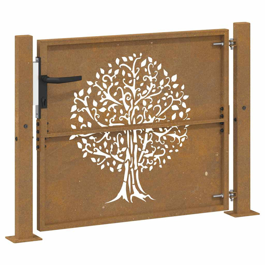 Poort Boomontwerp Cortenstaal 105 x 105 cm