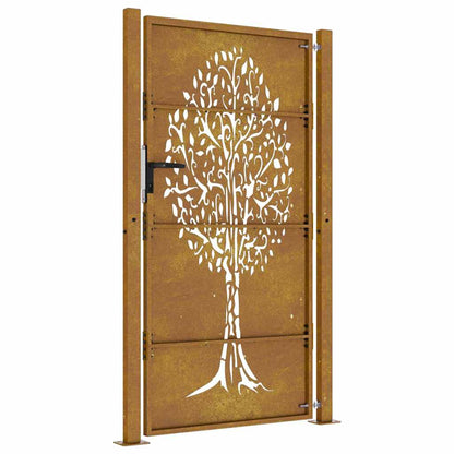 Poort Boomontwerp Cortenstaal 105 x 180 cm