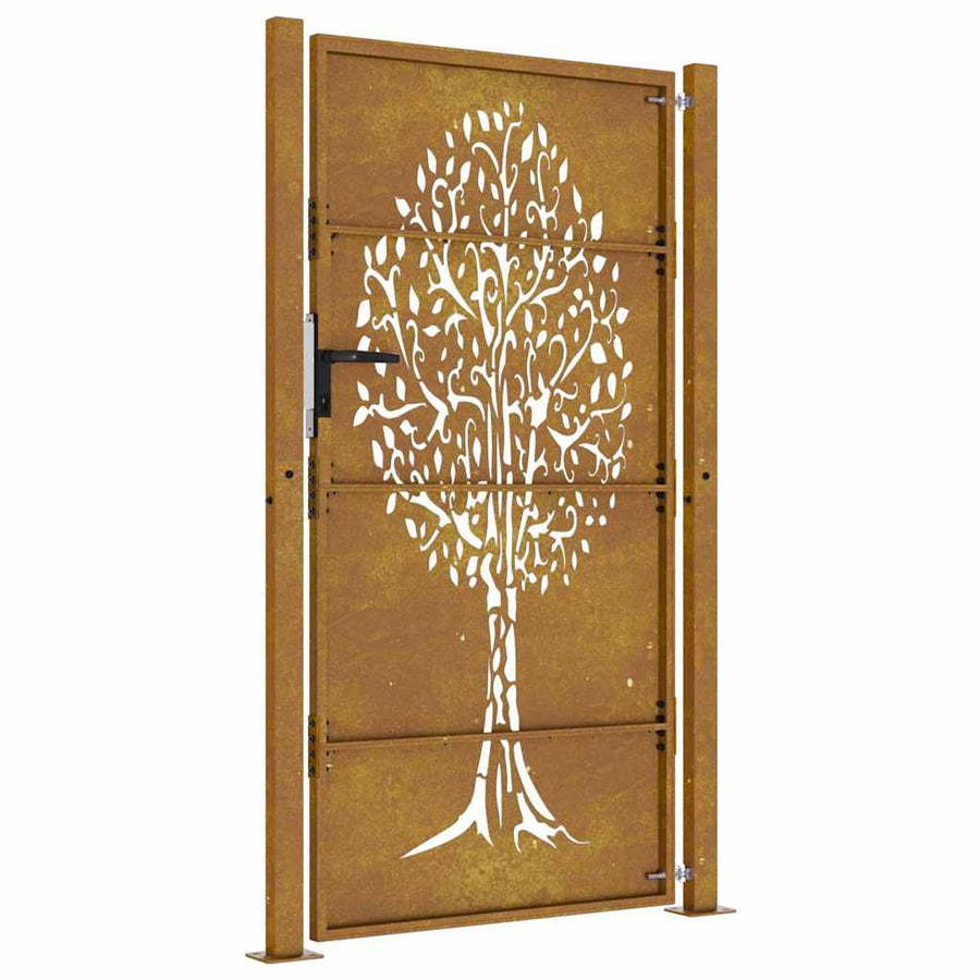 Poort Boomontwerp Cortenstaal 105 x 180 cm