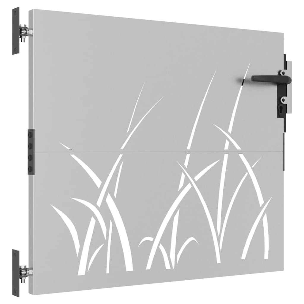 Poort Grasontwerp Cortenstaal 85 x 100 cm