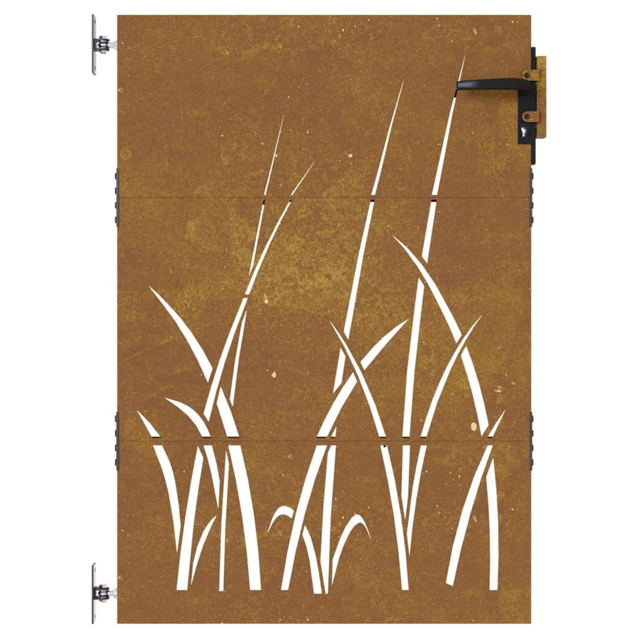 Poort 85X150 Cm Grasontwerp Cortenstaal