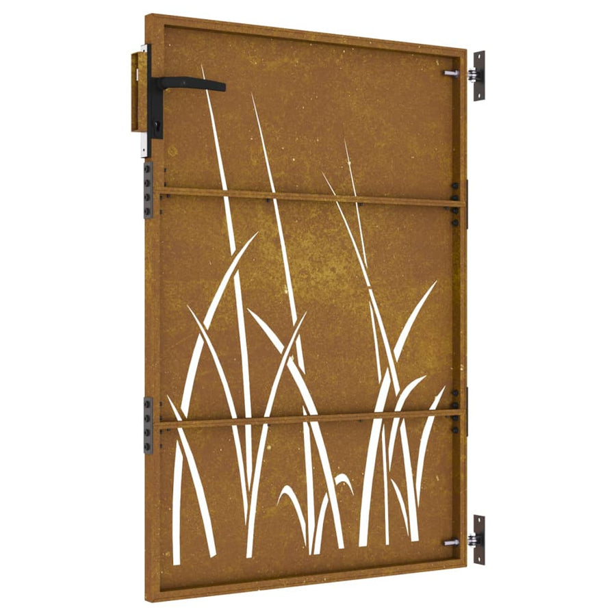 Poort 85X150 Cm Grasontwerp Cortenstaal