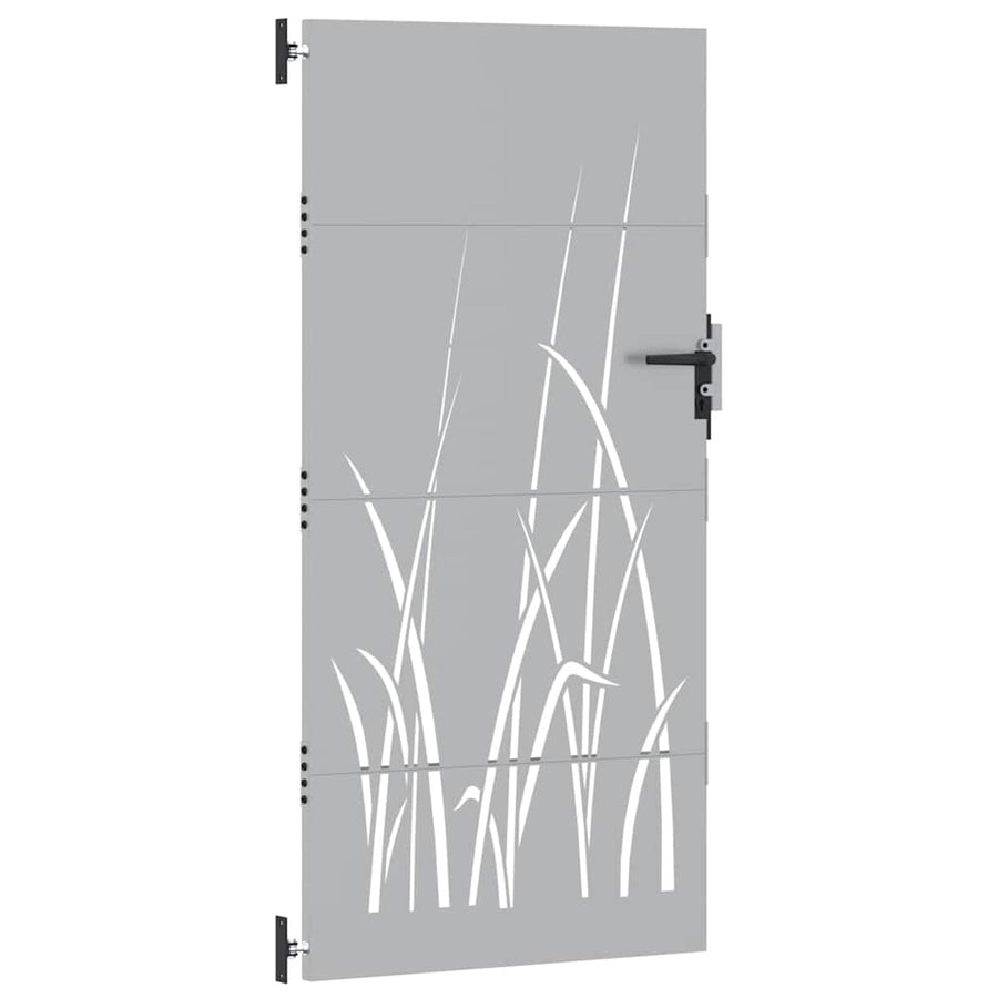 Poort Grasontwerp Cortenstaal 85 x 175 cm weathering steel/rusty